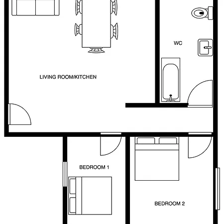 Lägenhet Dzirnavu Center Riga